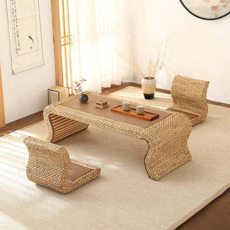 Meditation Japanese tatami table and mat