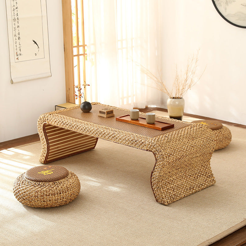 Meditation Japanese tatami table and mat