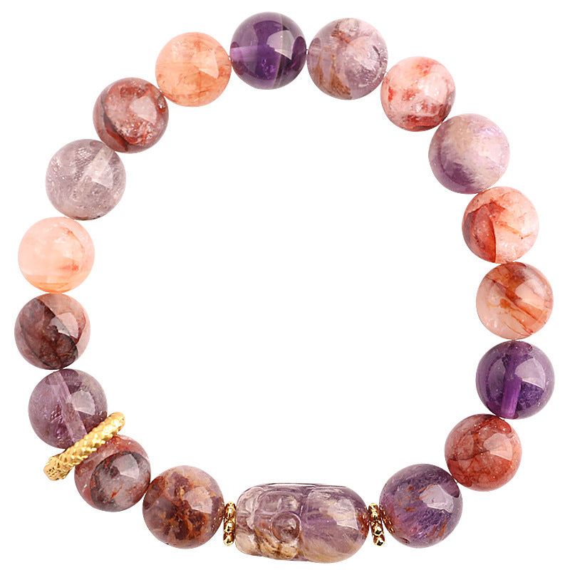 Purple Amethyst Purple Crystal Bracelet