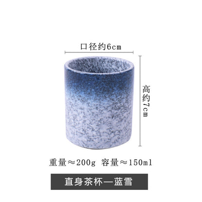 SerenityFlow: Ceramic Kung Fu Teapot & Single Drinking Cup for Authentic Tea Experience