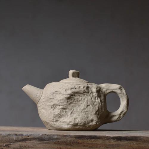 ZenStone: Handcrafted Meditation Teapot & Cup Set for Tranquil Tea Rituals