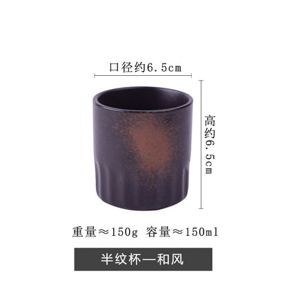 SerenityFlow: Ceramic Kung Fu Teapot & Single Drinking Cup for Authentic Tea Experience