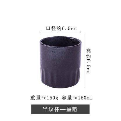 SerenityFlow: Ceramic Kung Fu Teapot & Single Drinking Cup for Authentic Tea Experience